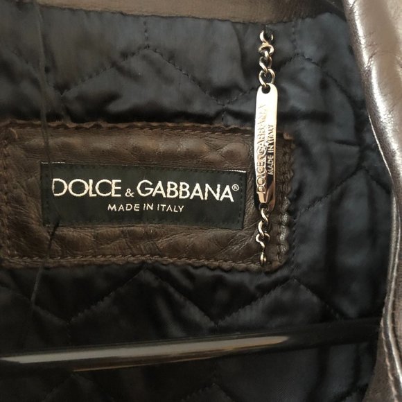 Veste en cuir Dolce&Gabbana - Picture 2 of 5